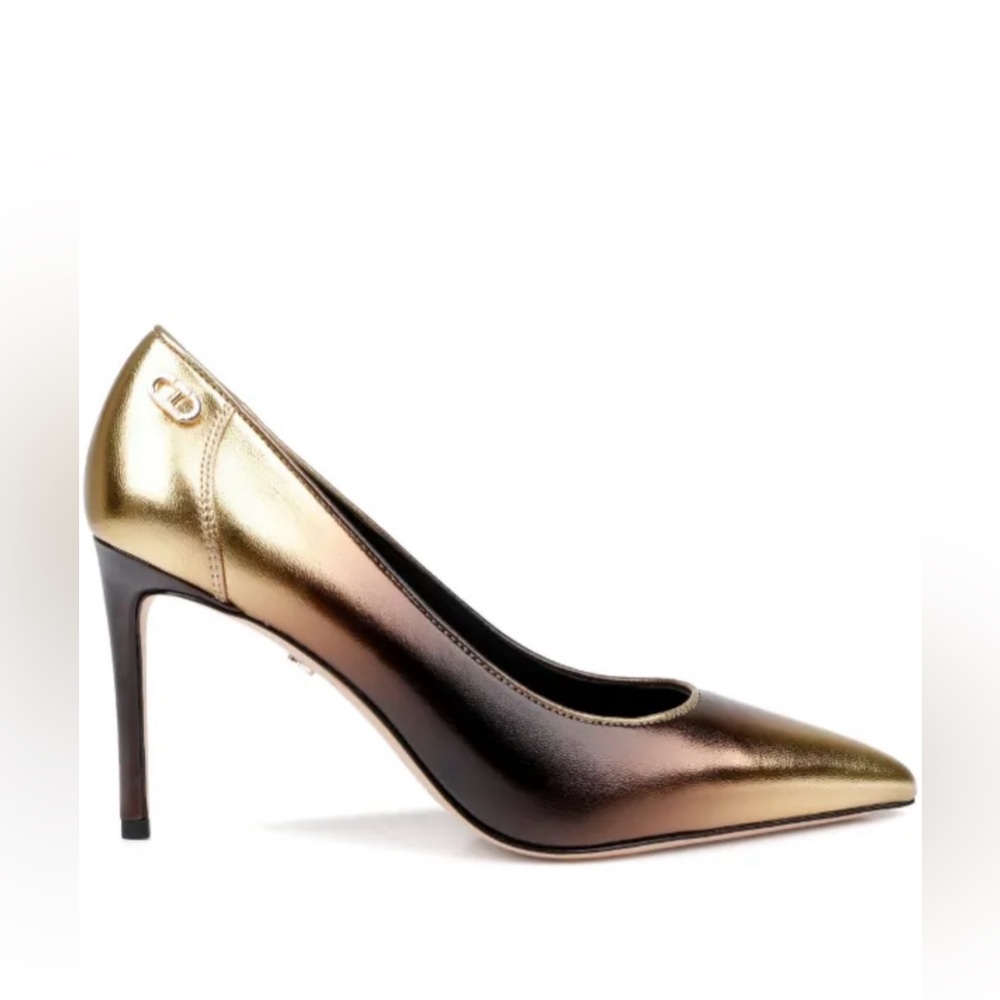Nib DEE OCLEPPO  76mm Santorini Pumps size 37 6.5 $325